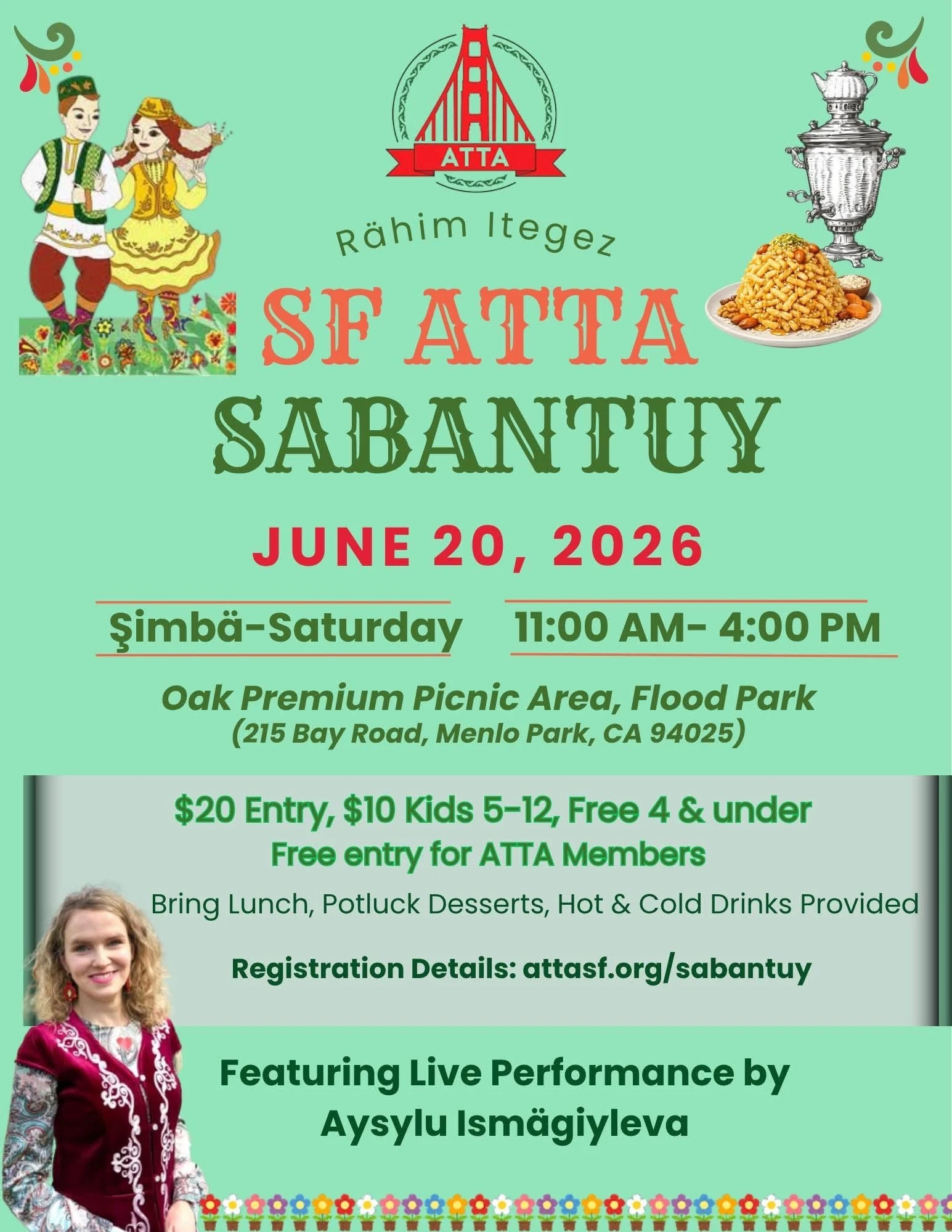 Original San Francisco Sabantuy 2026 event poster